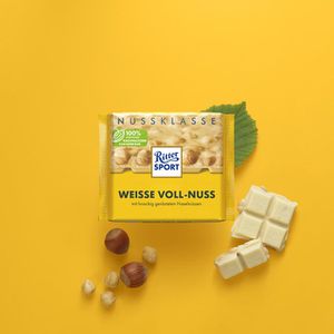 Produktbild für Tafelschokolade Ritter-Sport Weisse Voll-Nuss