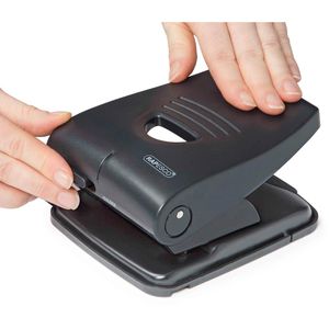 Produktbild für Locher RAPESCO 835-P, PF835PB2, Germ-Savvy schwarz