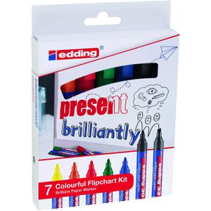 Produktbild für Papermarker Edding 30 Colourful Flipchart Kit