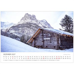 Produktbild für Bildkalender Edition-Seidel 32176, Alpenkalender, Jahr 2027