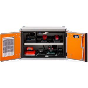 Produktbild für Akku-Ladeschrank CEMO Premium Plus 8/5, mit 9 Steckdosen