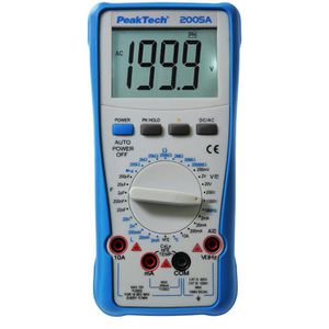 Multimeter PeakTech P 2005A, digital, RMS