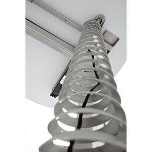 Produktbild für Kabelführung Hammerbacher CKXE, zum Anschrauben, silber