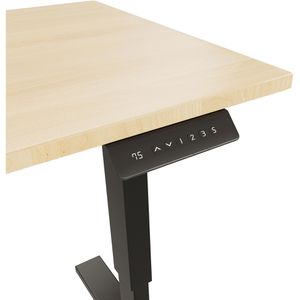 Produktbild für Schreibtisch Bisley E-StarterTech, ahorn / schwarz