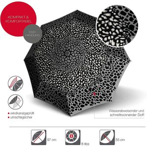 Produktbild für Regenschirm Knirps T.200 M Duomatic, animal stone, sturmfest