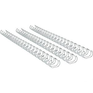 Drahtbinderücken GBC IB161230, silber, für A4