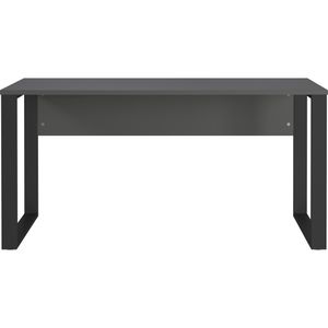 Produktbild für Schreibtisch Germania Adrano, graphit / schwarz