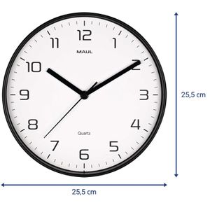 Produktbild für Wanduhr Maul Mauldrip, Kunststoff, analog, Quarzuhr