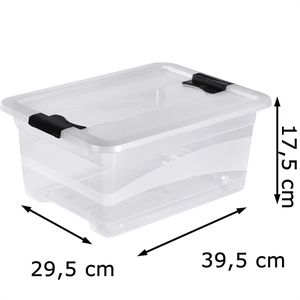 Produktbild für Aufbewahrungsbox Keeeper Kristallbox Cornelia, 12L