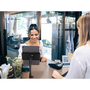 Produktbild für Tablet-Halterung Durable Tough Wall/Table, schwarz, für Tisch