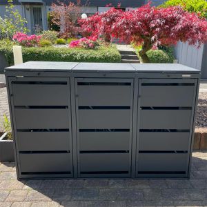 Produktbild für Mülltonnenbox MBOX24 Classic, Metall