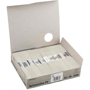 Produktbild für Heftstreifen Exacompta 426002B, 35 x 150mm, weiß