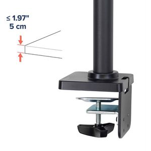 Produktbild für Monitorhalterung Ergotron NX, schwarz, VESA 75x75 &amp; 100x100 mm