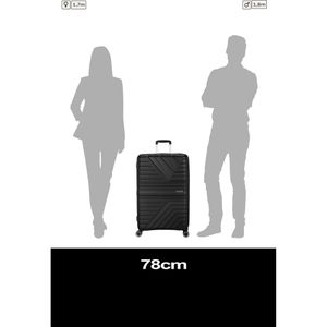 Produktbild für Koffer AmericanTourister Flytwist Spinner exp. schwarz