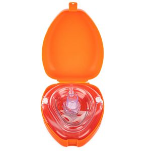 Produktbild für Beatmungsmaske Sanismart CPR, orange, DIN 13154