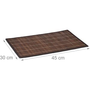 Produktbild für Platzset Relaxdays 10020505, abwischbar, aus Bambus