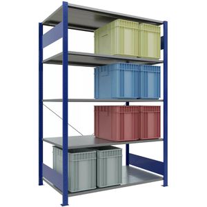 Produktbild für Schwerlastregal Schulte 12780-130-B, 5 Metallböden