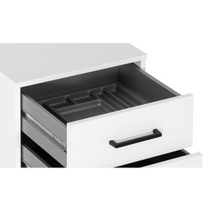 Produktbild für Rollcontainer Möbelpartner Ruby 158173, aus Holz, weiß