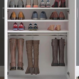 Produktbild für Schuhschrank Vicco Torge, weiß