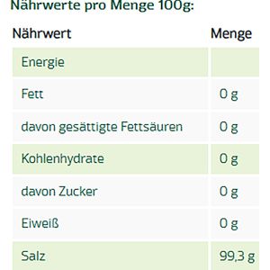 Produktbild für Salz Naturata Deutsches Steinsalz, im Beutel, unraffiniert