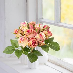 Produktbild für Kunstblume Creativ-green Rosenbouquet