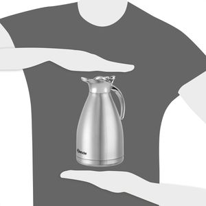 Produktbild für Thermoskanne Bartscher 1,5L-VST, 190218, Edelstahl
