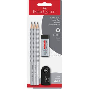 Produktbild für Schreibset Faber-Castell Grip 2001 Exam Set, 5-teilig