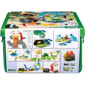 Produktbild für Spielzeugeisenbahn BRIO World Dinosaurier Deluxe Set