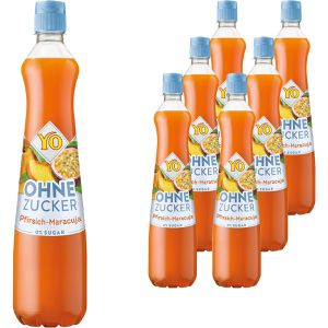 Produktbild für Sirup YO Pfirsich-Maracuja, zuckerfrei