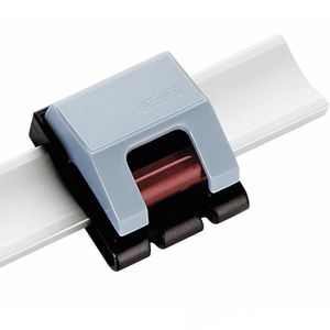Produktbild für Planhalter-Rollenclips Maul Hebel 6252084, grau