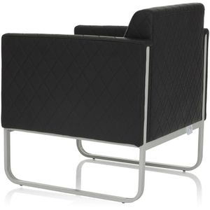 Produktbild für Loungesessel hJh-OFFICE ARUBA STEP, schwarz