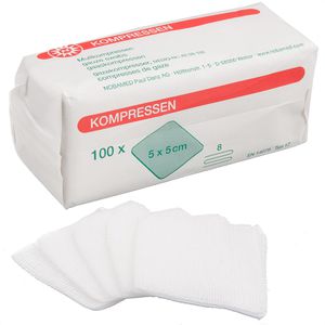 Mullkompressen Nobamed 863055, aus Baumwolle, unsteril