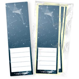 Produktbild für Rückenschilder itenga Hightech Abstrakt