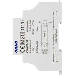 Produktbild für Stromzähler Orno OR-WE-521, digital, MID geeicht