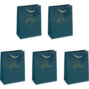 Produktbild für Geschenktüte Sigel GT035 Christmas Tree petrol