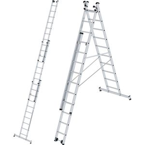 Produktbild für Mehrzweckleiter MUNK 33310, mit Wandlaufrollen