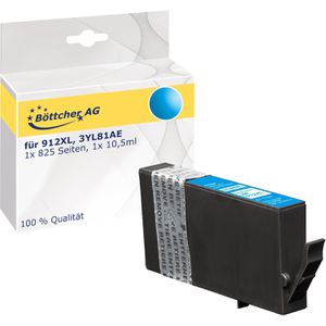 Produktbild für Tinte Böttcher-AG Premium für HP 912XL, 3YL81AE, cyan
