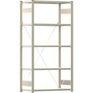 Produktbild für Anbauregal Regalwerk BERT, 5 Metallböden