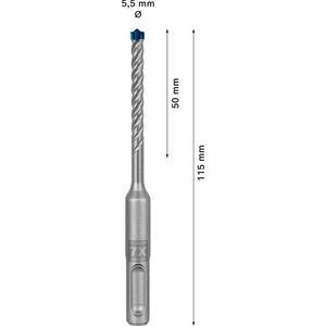 Produktbild für Bohrer Bosch Expert SDS plus-7X Hammerbohrer, SDS+