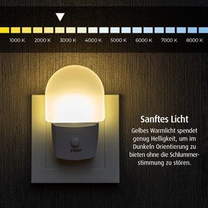 Produktbild für Nachtlicht reer NightGuide LED, für Steckdose