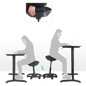 Produktbild für Drehhocker Songmics OSC06BK
