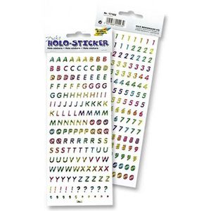 Sticker Folia 17101 Holo-Sticker ABC & 123