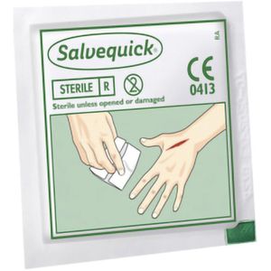 Produktbild für Wundreinigungstücher Salvequick 3227, alkoholfrei