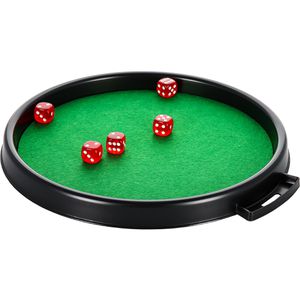 Produktbild für Würfelbrett Piatnik 295294, Pokertasse, Ø 32cm