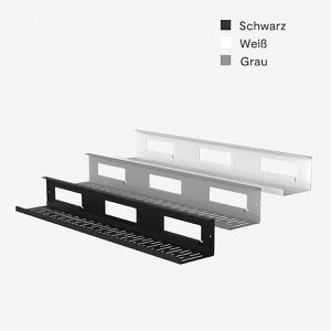 Produktbild für Kabelwanne FlexiSpot CMP051LS, grau