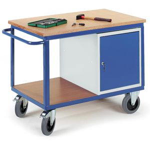 Produktbild für Werkstattwagen Rollcart 07-4306, Tragkraft 600 kg