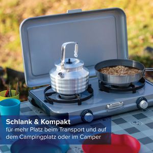 Produktbild für Gaskocher Campingaz 2000035941, Kitchen 2 CV PZ