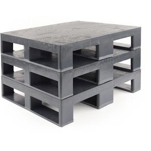 Produktbild für Kunststoffpalette Alpha-Paletten Anti-Rutsch aus PE