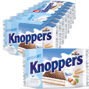 Waffeln Knoppers Joghurt-Haselnuss-Schnitte