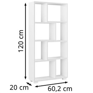Produktbild für Bücherregal Vicco Domus, weiß
